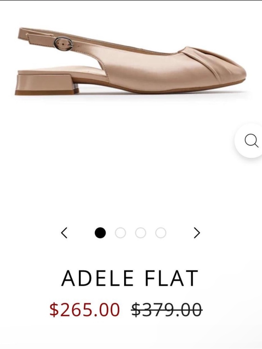Paul Green Adele Flat Slingback in Light Beige
